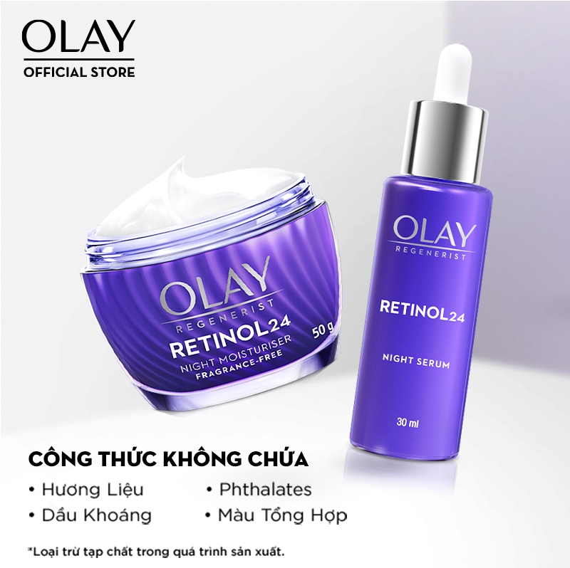 Mô tả Kem Dưỡng Ẩm OLAY RETINOL24 Giúp Mờ Nếp Nhăn 50G - 4