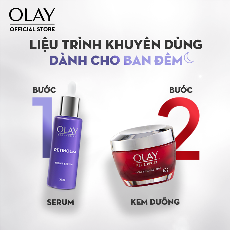 Mô tả Kem Dưỡng Ẩm OLAY RETINOL24 Giúp Mờ Nếp Nhăn 50G - 6