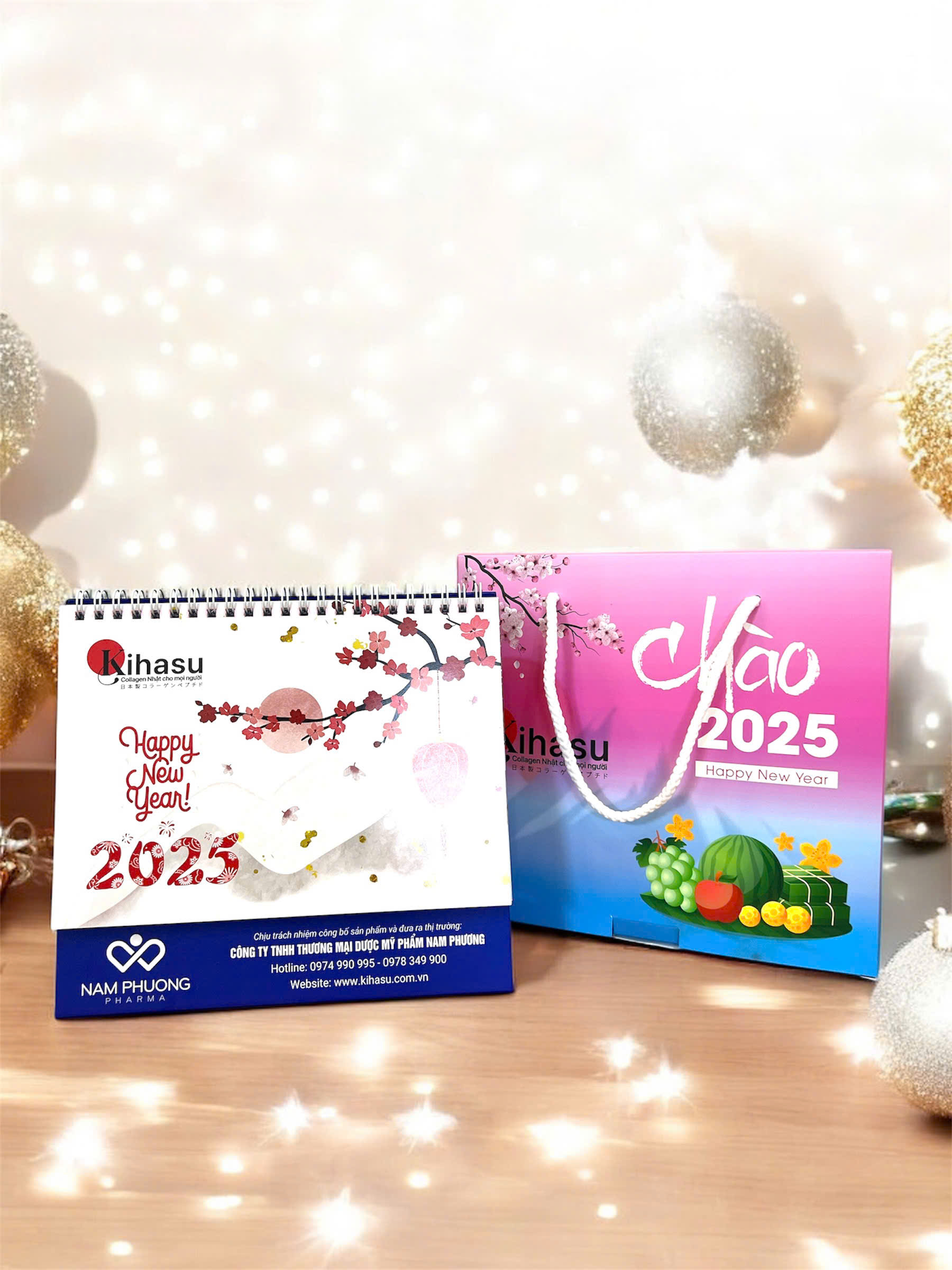 Mô tả Lịch Để Bàn Kihasu 2025 Thiết Kế Sang Trọng, Lịch Sự, Nhỏ Gọn Để Bàn Học, Bàn Làm Việc - 1