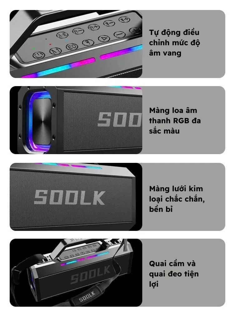 Loa SODLK S520 chi tiết phụ kiện