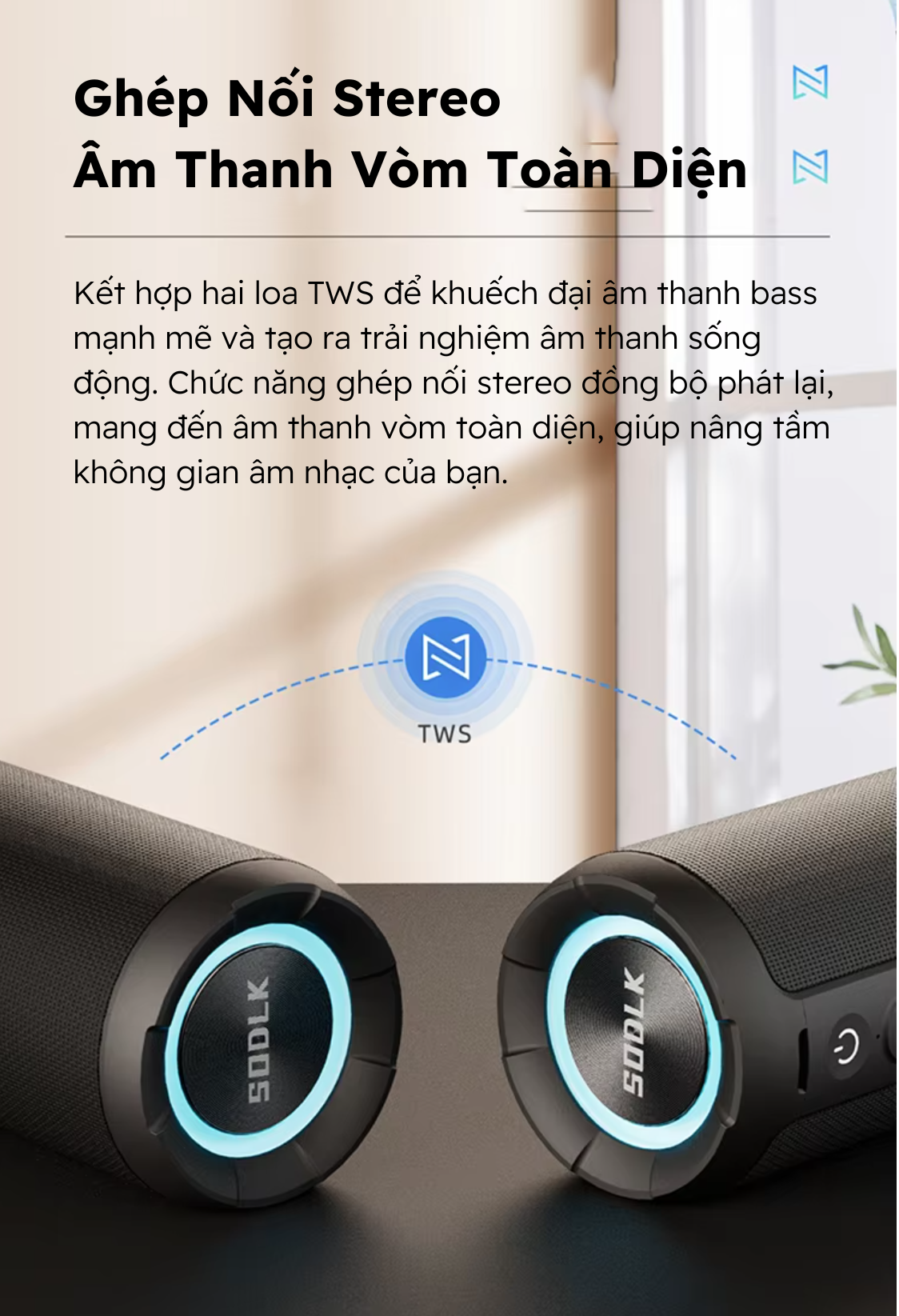 Loa SODLK T21 - Chức năng sạc dự phòng