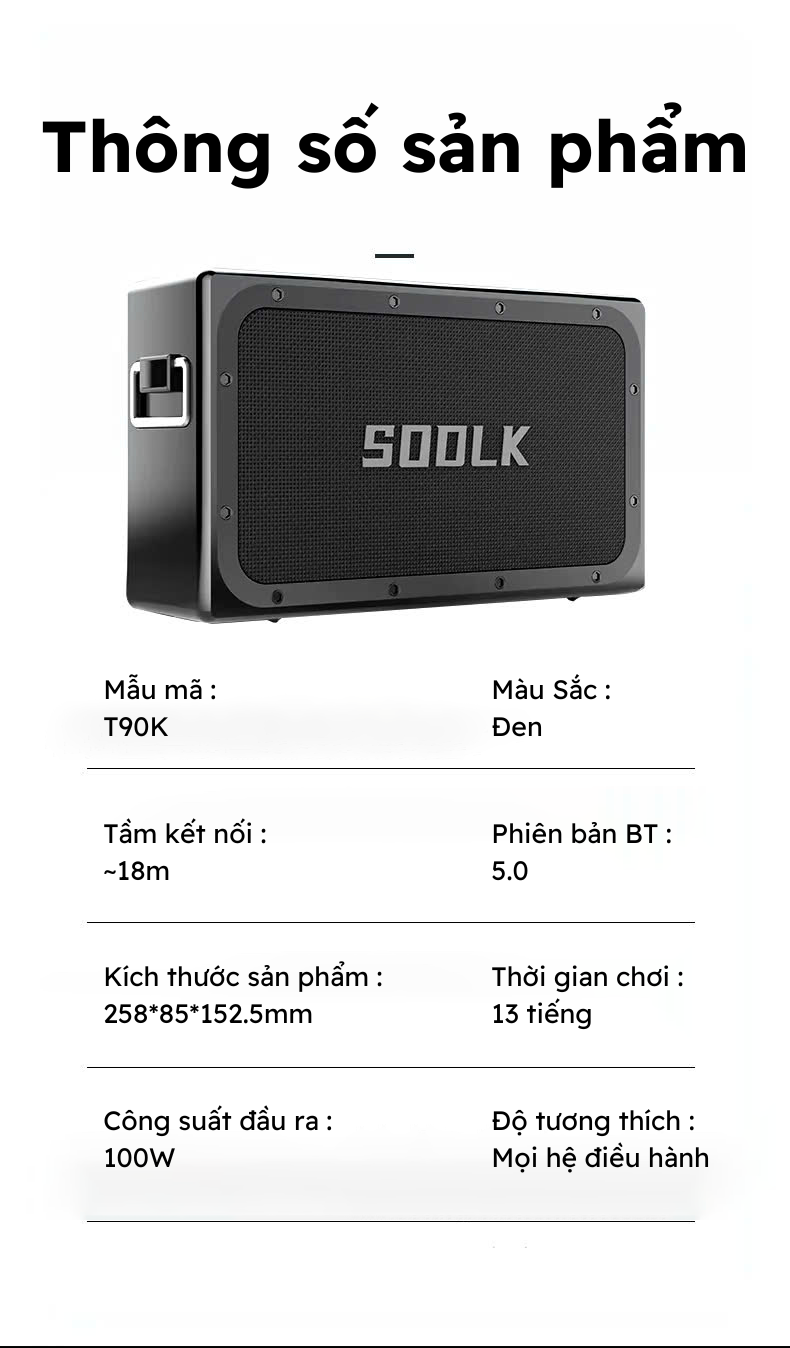 Hộp sản phẩm SODLK T90K