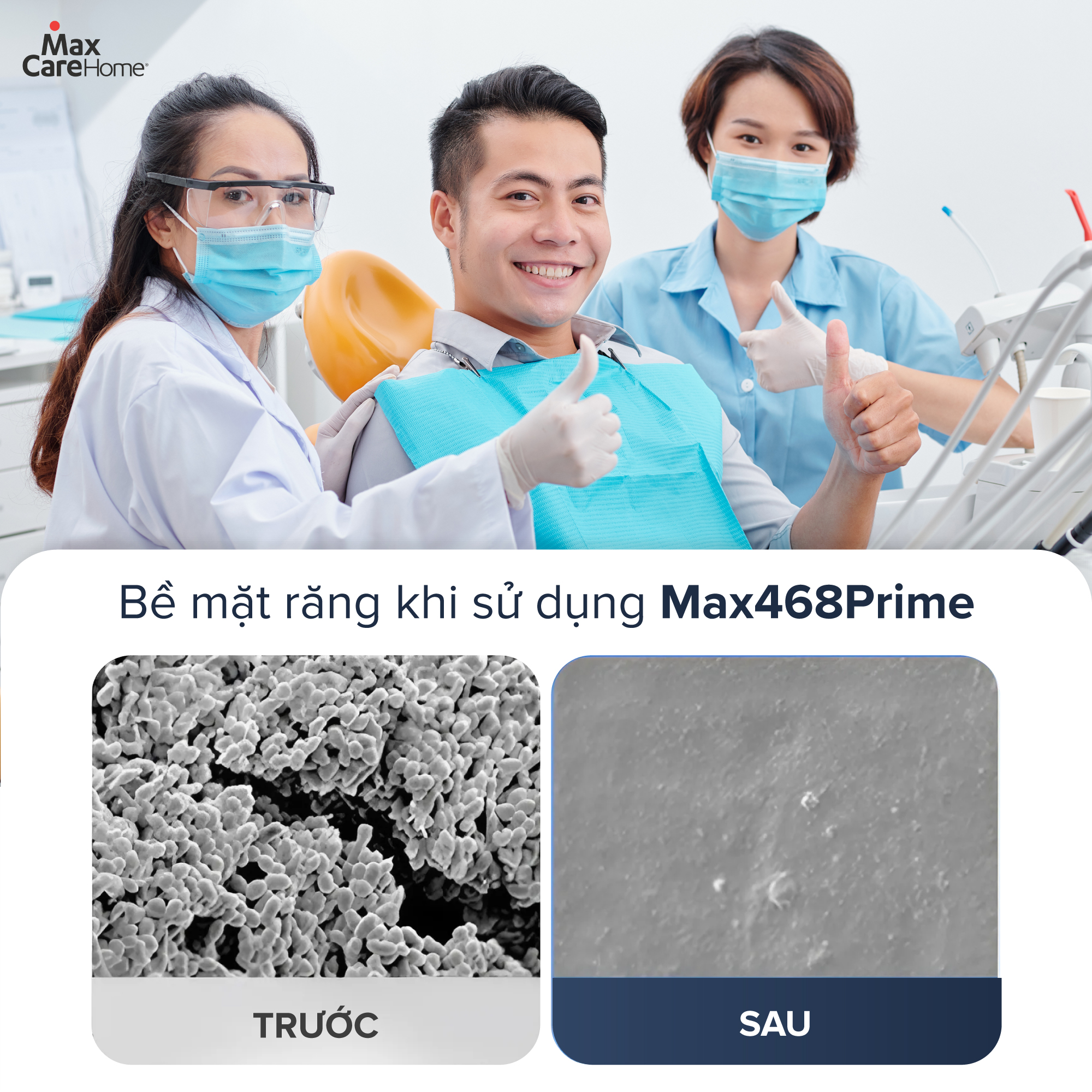 Mô tả Máy Tăm Nước Cầm Tay Công Nghệ Nhật Bản Maxcare Max468Prime 5 Chế Độ, Thiết Kế Nguyên Khối 300ml - 6