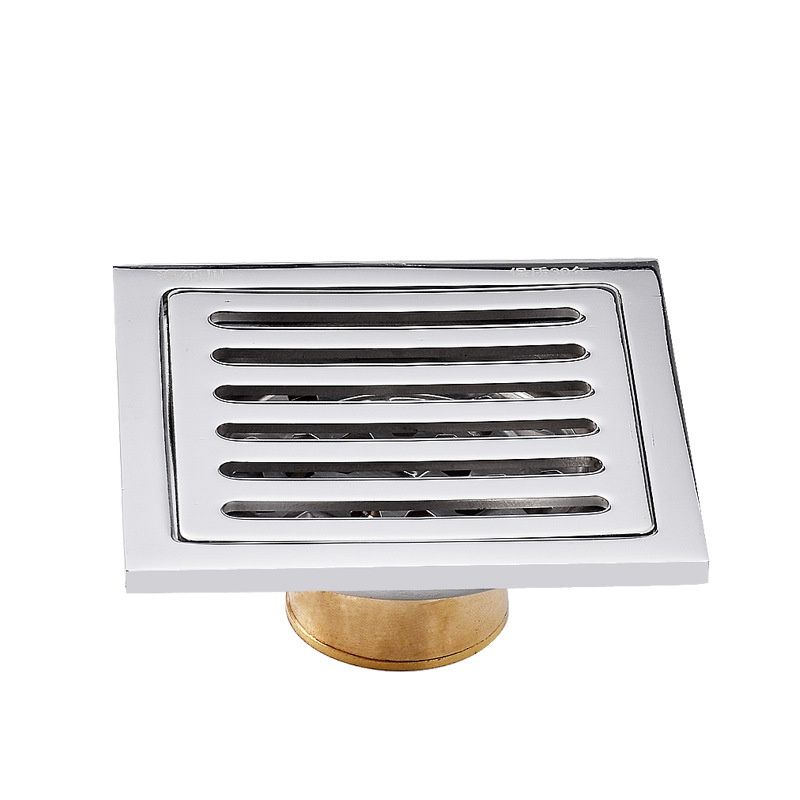 Ga thoát sàn Inox 304 ngăn mùi lọc rác QMS, dùng cho phòng tắm, toilet ...