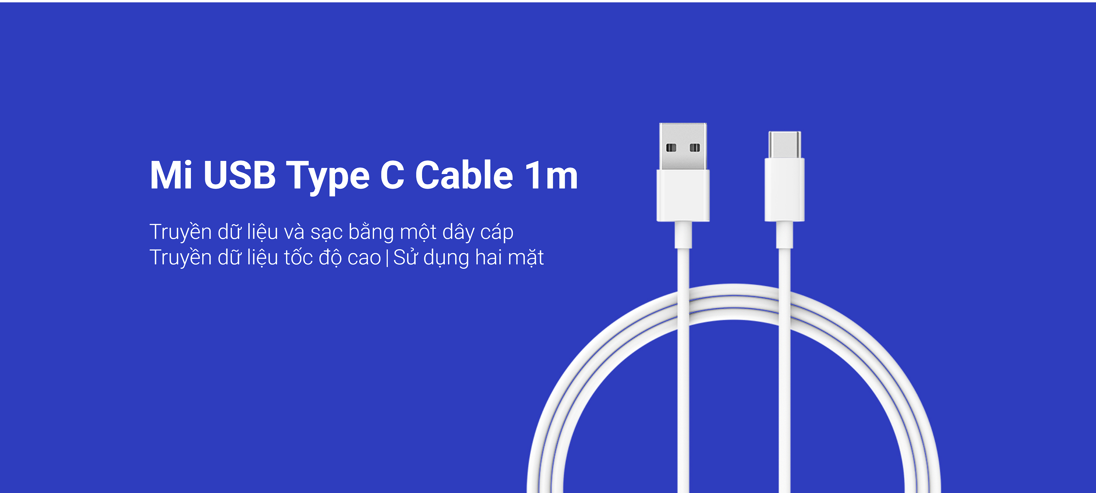 Mô tả Dây Cáp Sạc Xiaomi USB To Type-C 1m Sạc Nhanh - Bảo hành 6 tháng chính hãng - 1