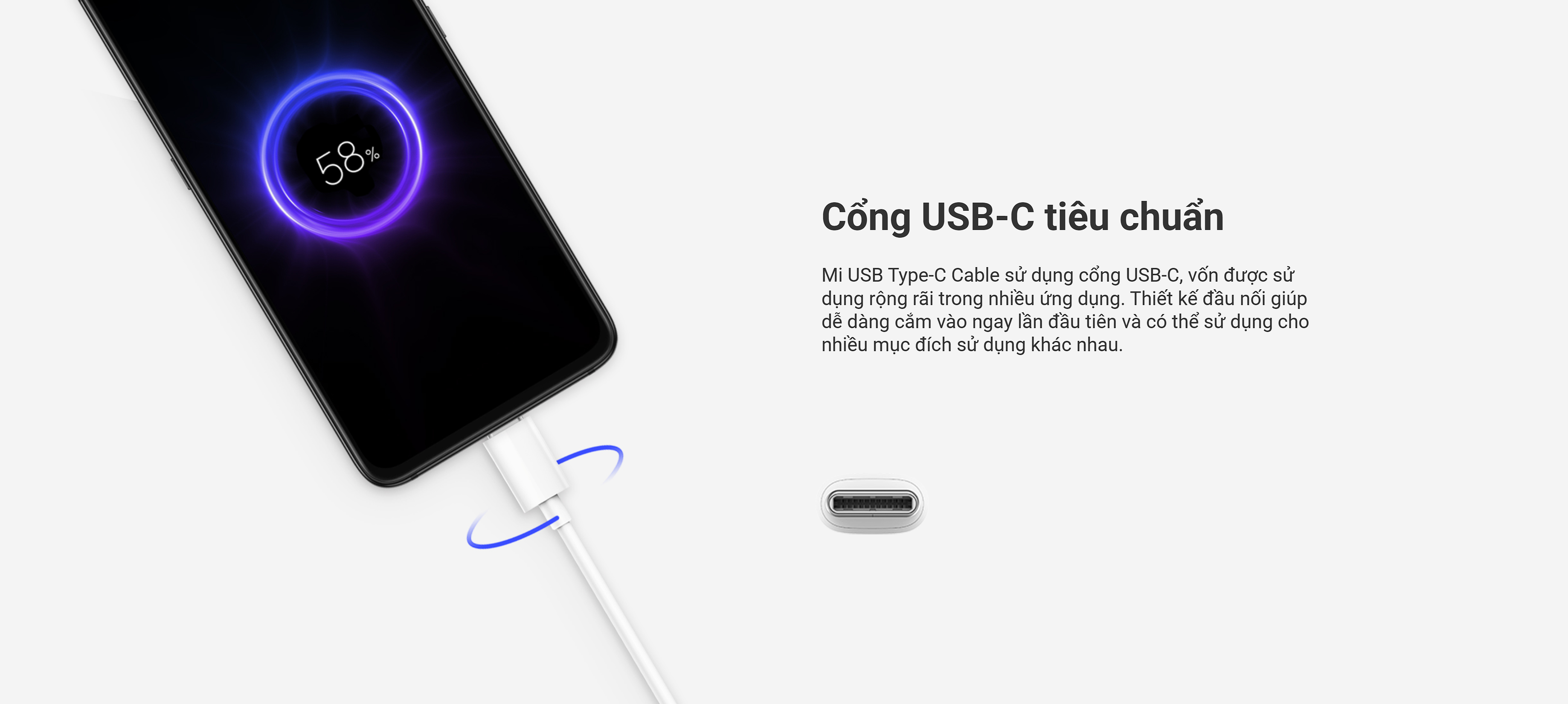 Mô tả Dây Cáp Sạc Xiaomi USB To Type-C 1m Sạc Nhanh - Bảo hành 6 tháng chính hãng - 2