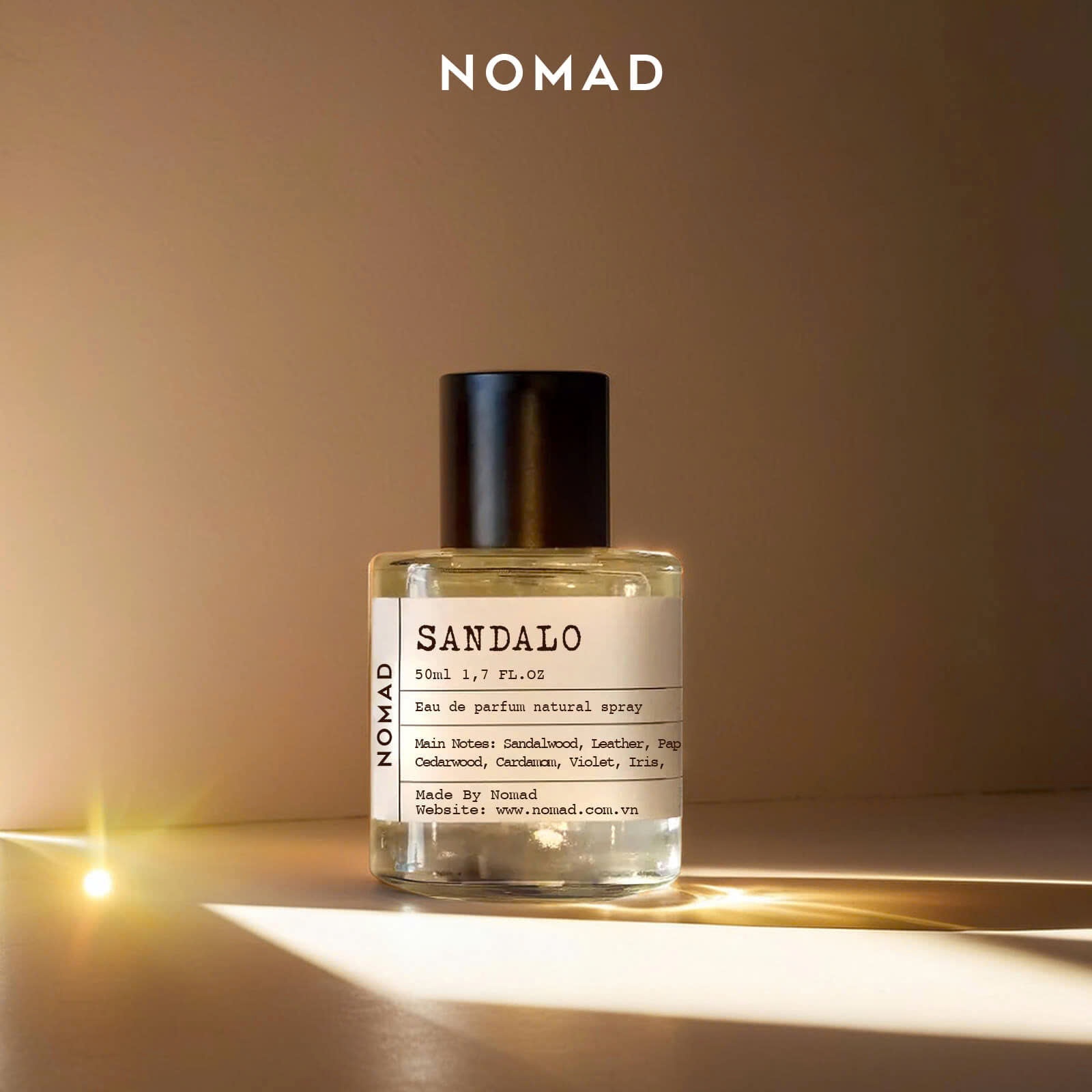 Mô tả Nước Hoa Mùi Gỗ Đàn Hương Sandalwood Nomad Sandalo Eau De Parfum - Sang Trọng, Lưu Hương Hơn 6H - 1