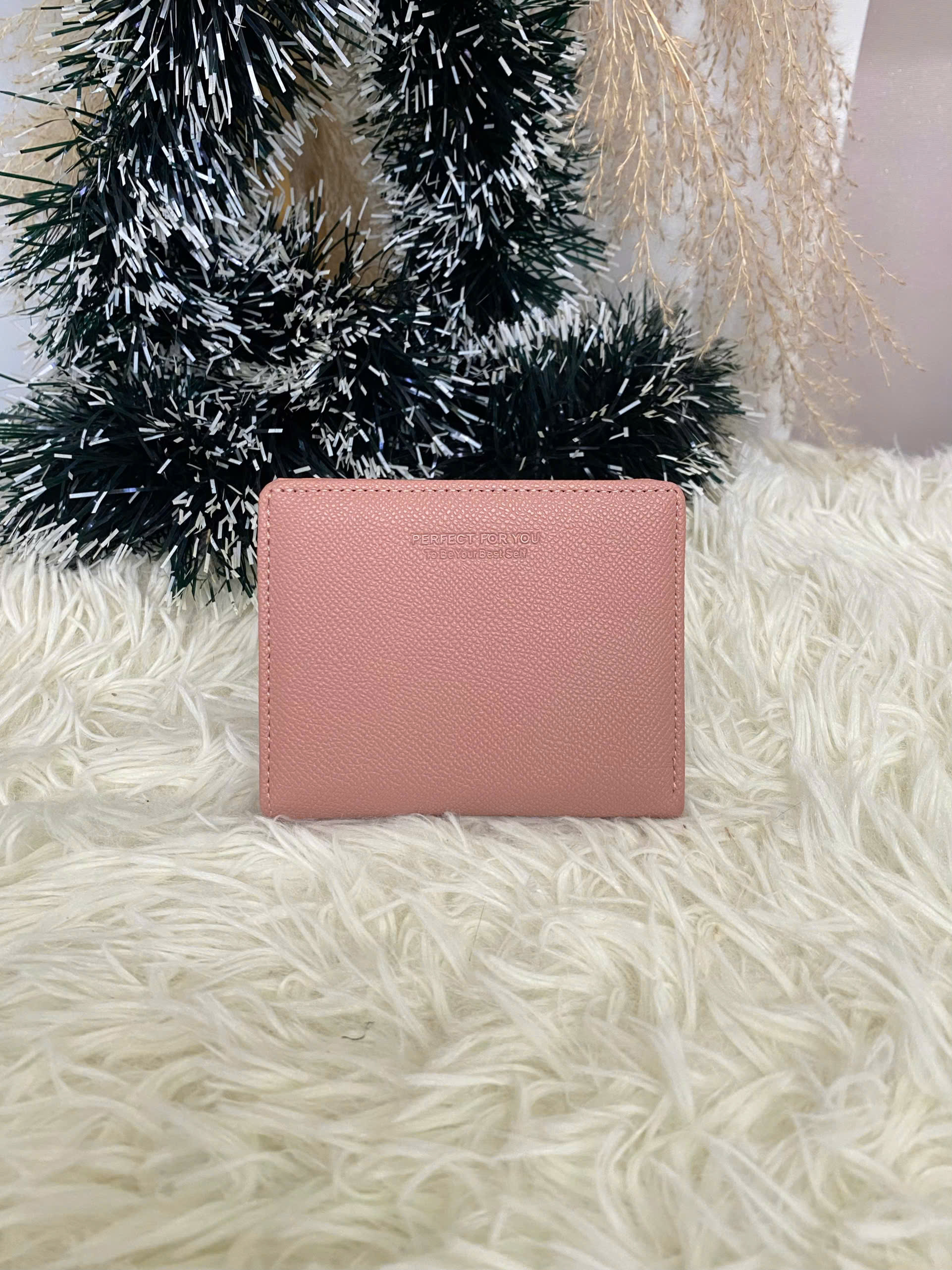 Ví Nữ Ngắn Mini PERFECT FOR YOU PFY56 màu xanh rêu