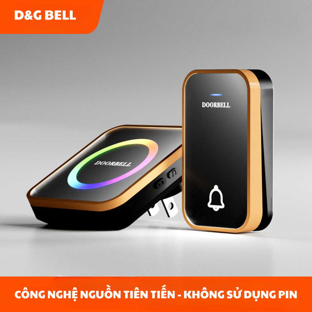 Mô tả Chuông cửa không dây, Không cần Pin - Loại Nút bấm chống nước - 2