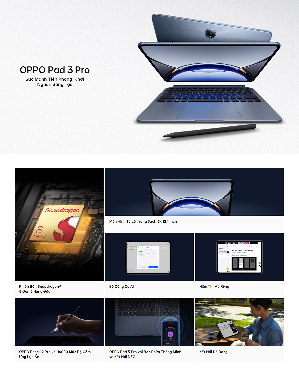 Mô tả Máy tính bảng OPPO Pad 3 Pro - Hàng chính hãng - 9