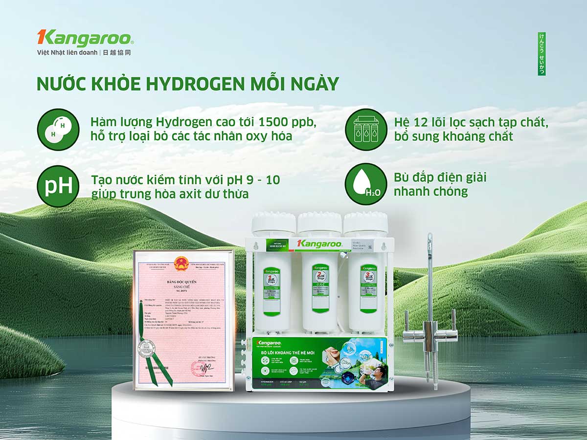 Chi tiết Máy Lọc Nước Kangaroo KGHP12K