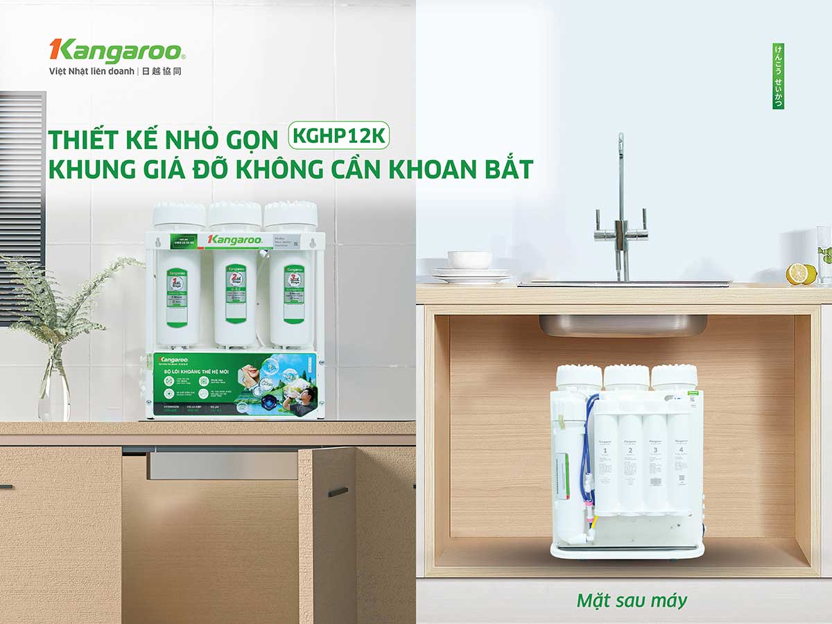 Công nghệ lọc 12 cấp độ Kangaroo KGHP12K
