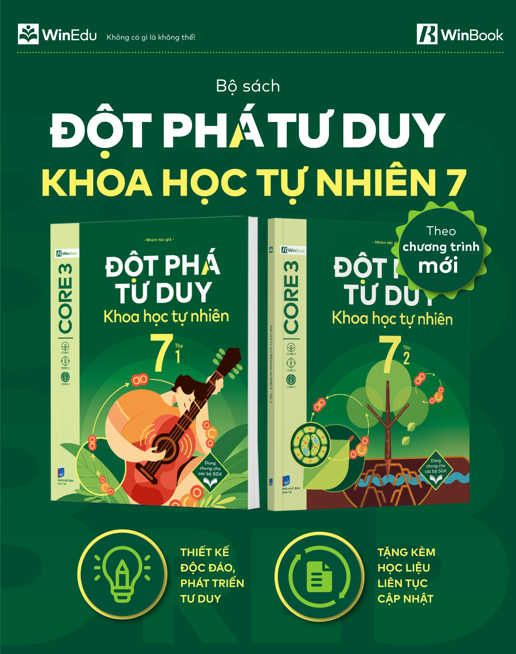 Mô tả Sách - Đột phá tư duy Khoa học tự nhiên 7 - Dùng chung cho các bộ SGK - 1