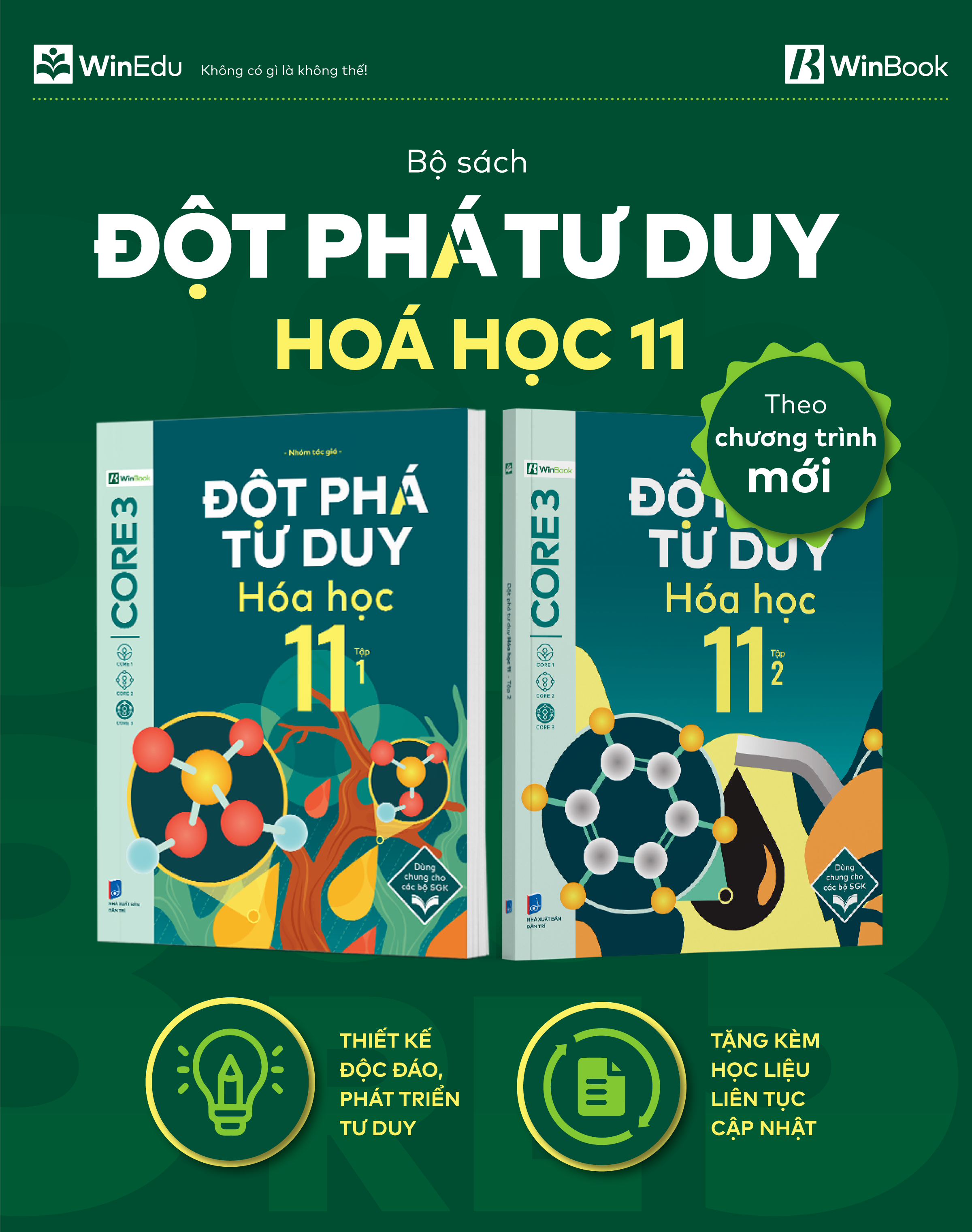 Mô tả Sách - Đột phá tư duy Hoá học 11 - Dùng chung cho các bộ SGK - 1