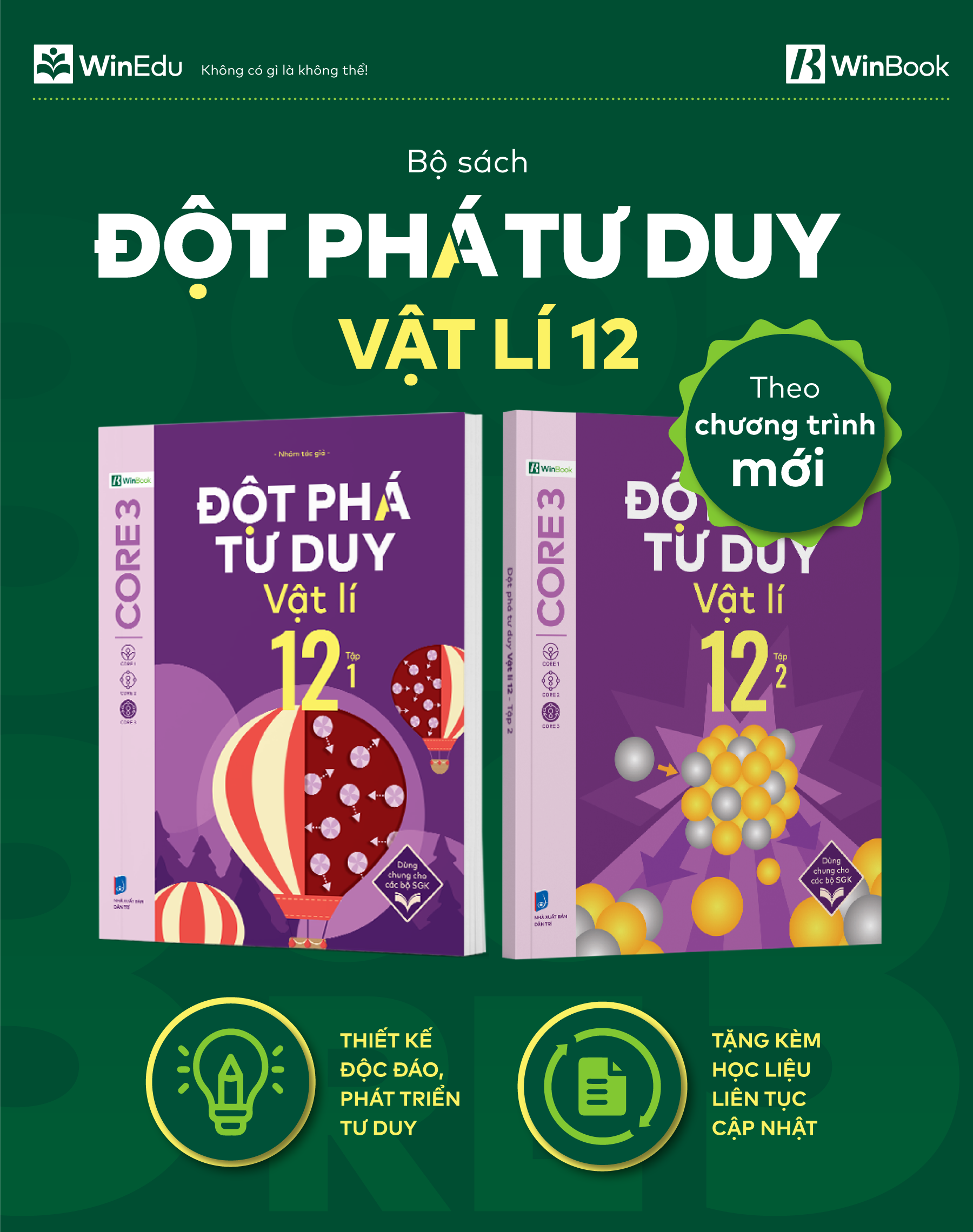Mô tả Sách - Đột phá tư duy Vật lí 12 - Dùng chung cho các bộ SGK - 1