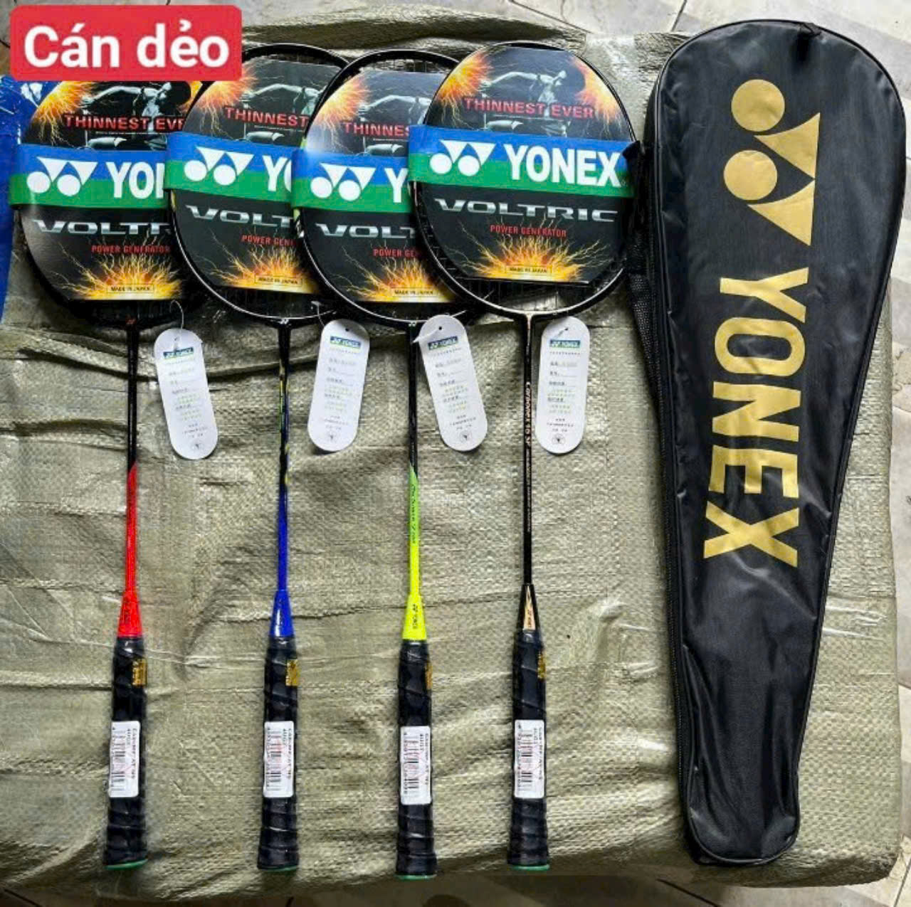 Mô tả Bộ 2 Vợt Cầu Lông YN Căng Sẵn Khung Crom Siêu Cứng,Siêu Dẻo + Tặng Cuốn Cán Và Bao Đựng - 9