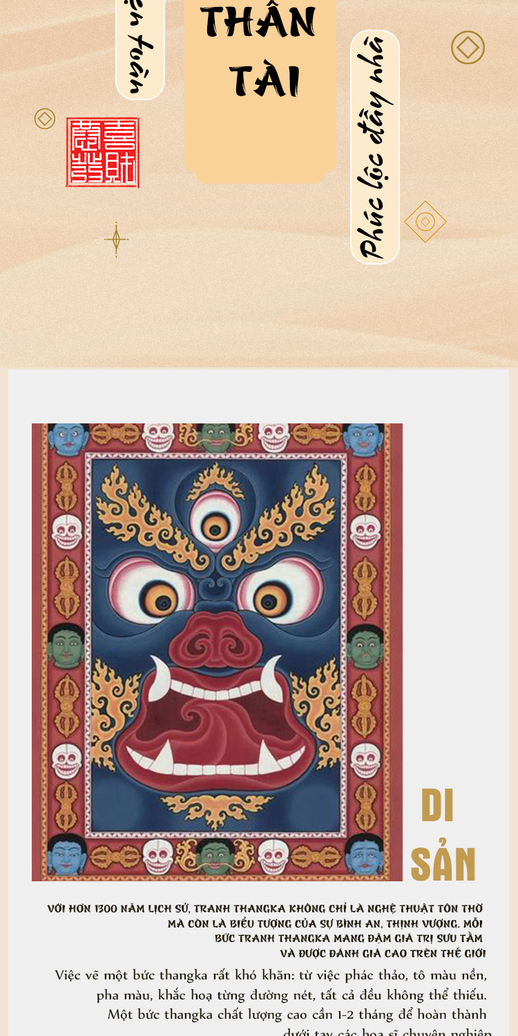 Mặt dây chuyền đồng Hoàng Thần Tài Nepal MYPAPA 2