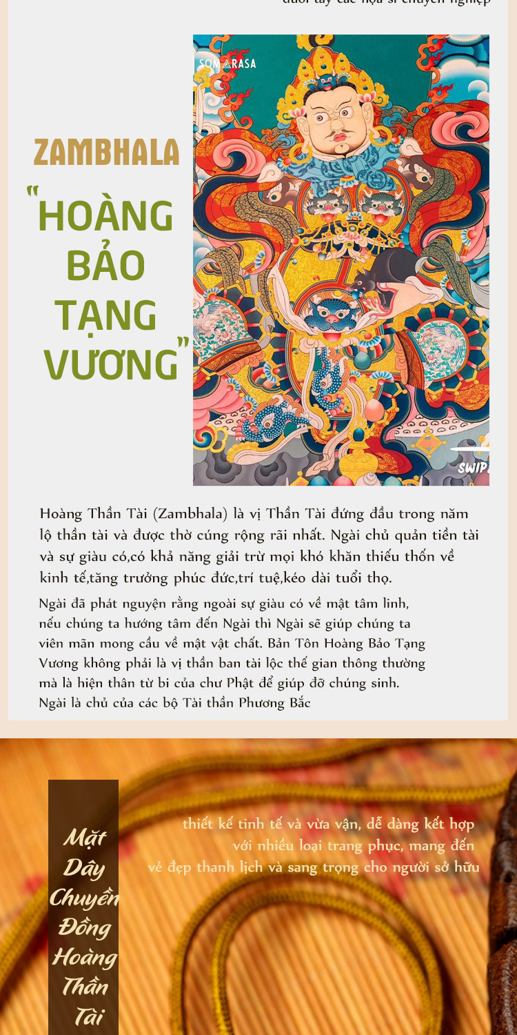 Mặt dây chuyền đồng Hoàng Thần Tài Nepal MYPAPA 3