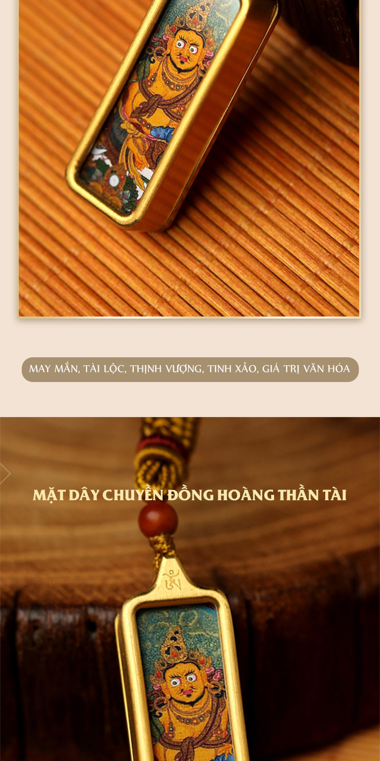 Mặt dây chuyền đồng Hoàng Thần Tài Nepal MYPAPA 5