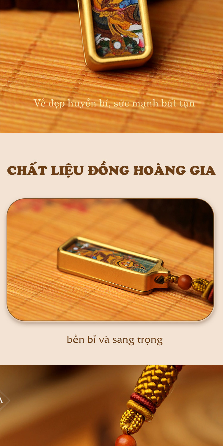 Mặt dây chuyền đồng Hoàng Thần Tài Nepal MYPAPA 6