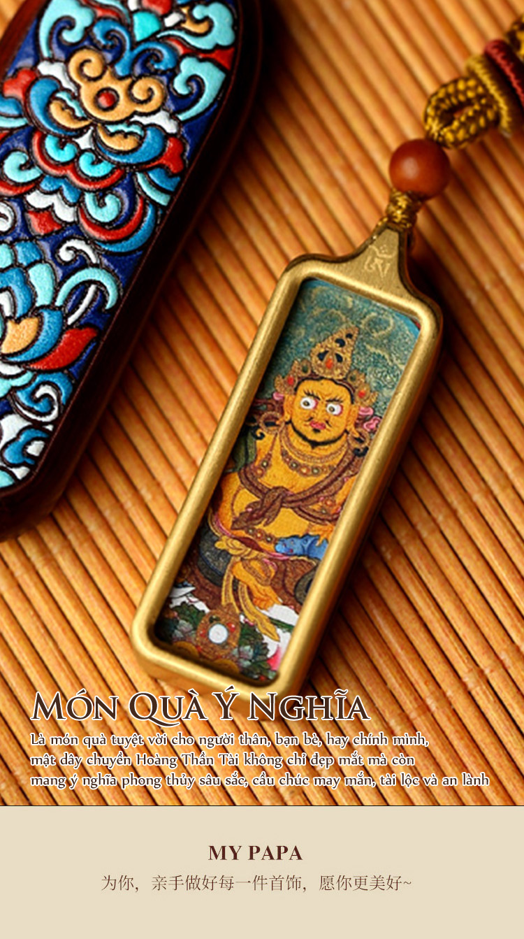 Mặt dây chuyền đồng Hoàng Thần Tài Nepal MYPAPA 10