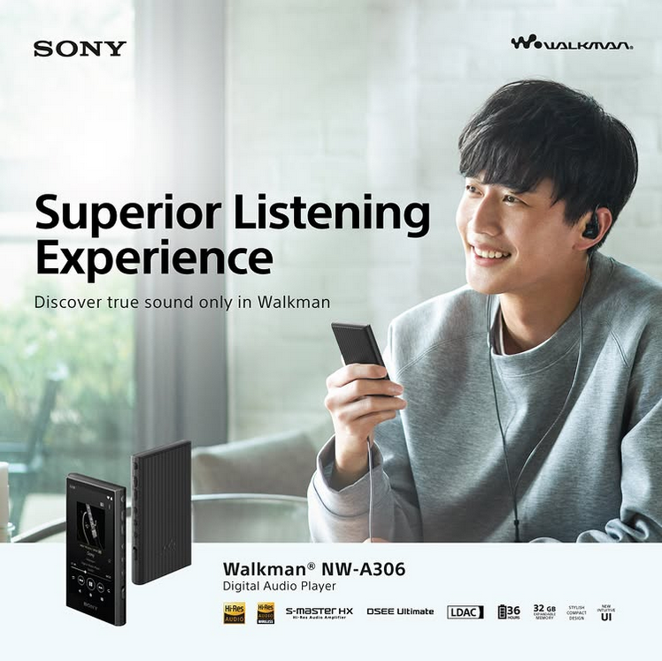 Mô tả Máy Nghe Nhạc Sony Walkman NW-A306 (Màu Đen). Chính Hãng Sony Việt Nam | Bảo Hành 12 Tháng Toàn Quốc - 7