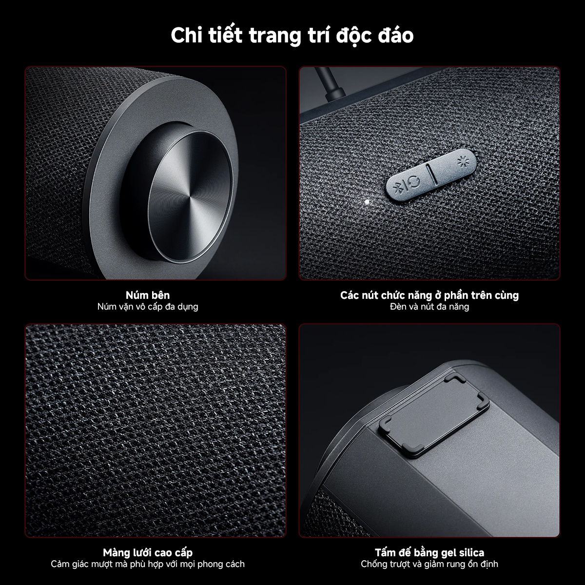 Mô tả Loa Bluetooth Để Bàn Xiaomi Desktop Speaker - Micro Tích Hợp - Kết Nối Bluetooth - Đèn Đổi Màu RGB - 6
