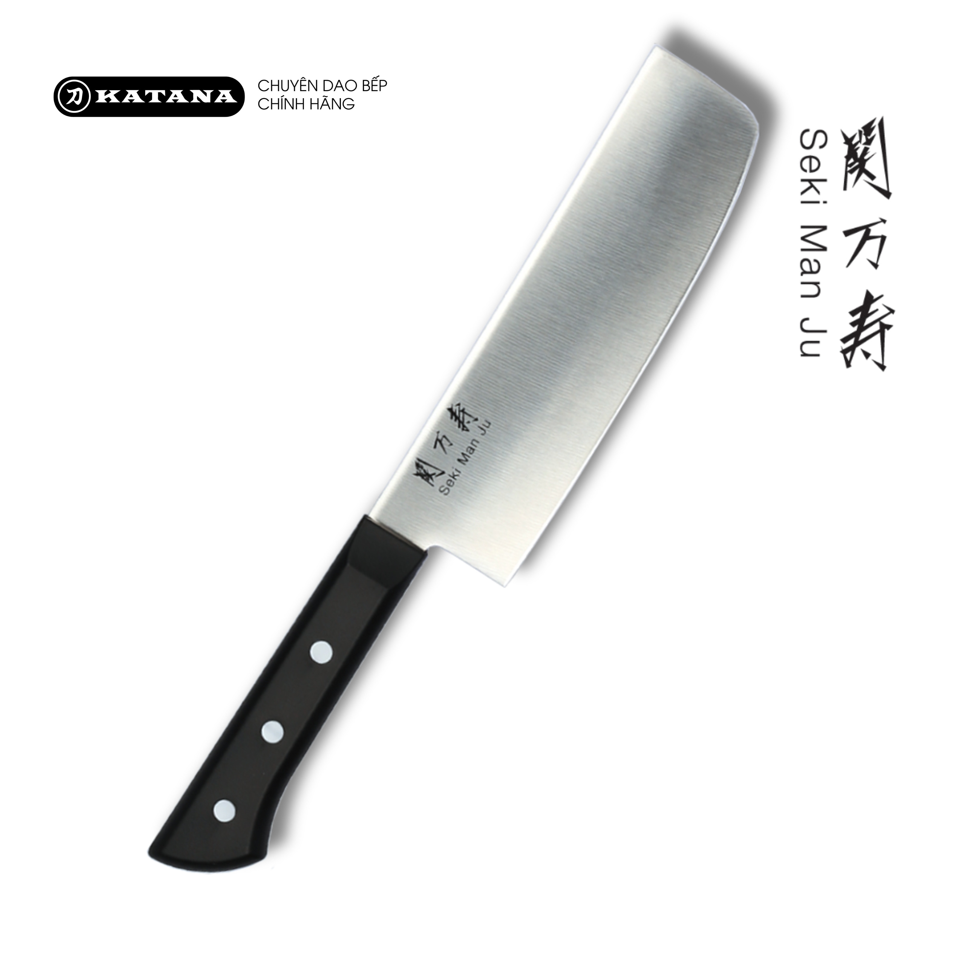Mô tả Dao bếp cao cấp KAI Ấn Seki ManJu Nakiri - Dao đầu vuông thái rau củ BE0581 (165mm) - 1
