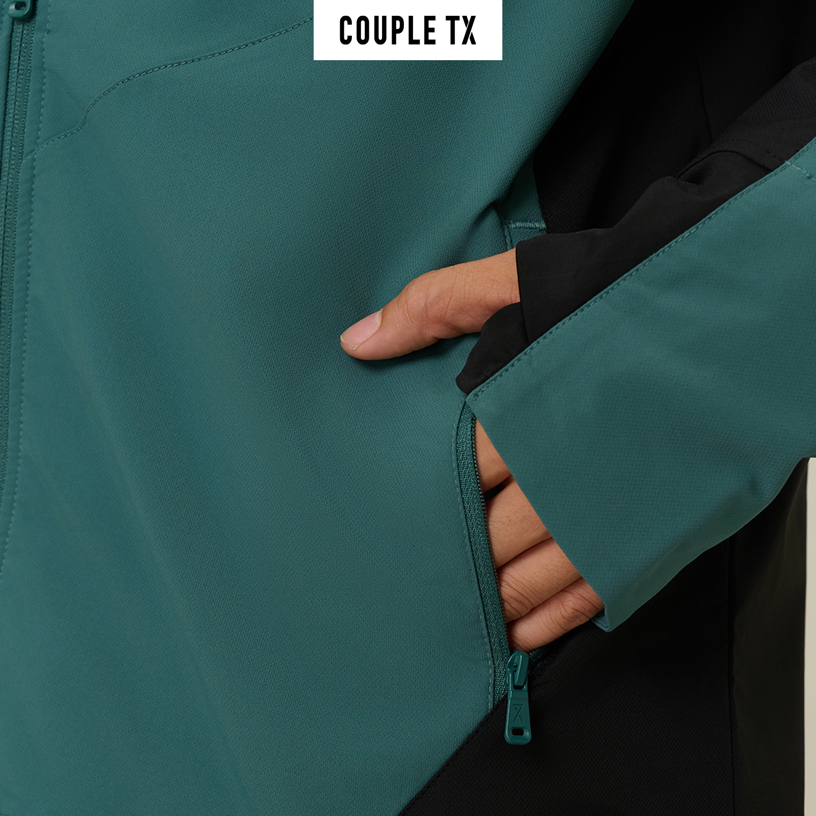 Mô tả Áo Khoác Dù UV Pro Nam Chống Nắng Couple TX Phối Màu Sun Mate Nón Tháo Rời MOK 1061 - 5