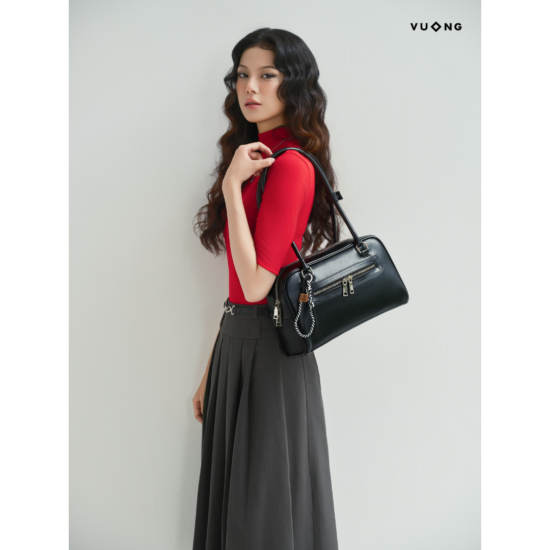 Túi xách Vuông Shop Relax chi tiết khóa