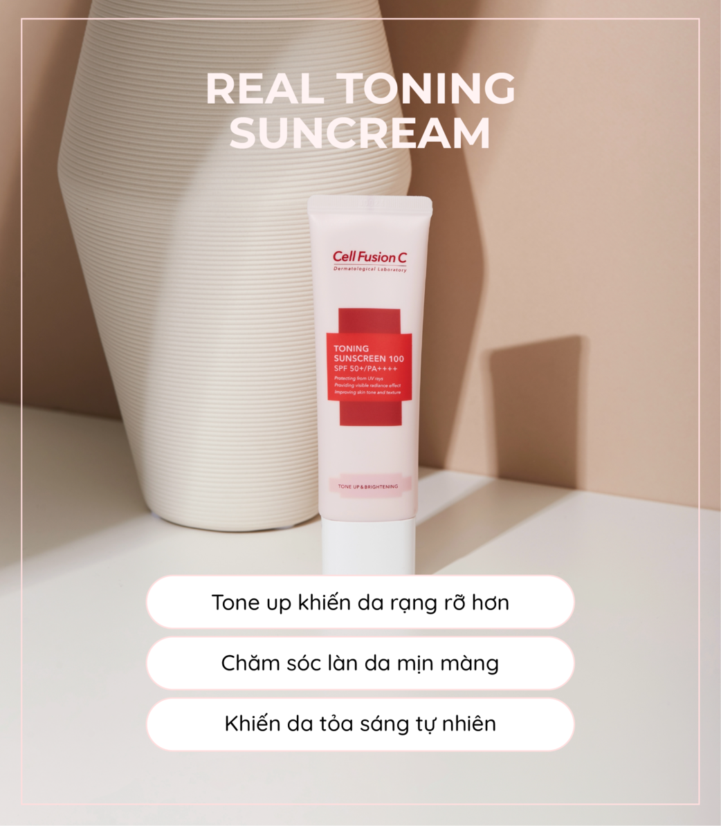 Mô tả Kem chống nắng Cell Fusion C Toning Sunscreen 100 SPF50+ PA++++ dưỡng sáng, nâng tone tự nhiên 50ml - 8
