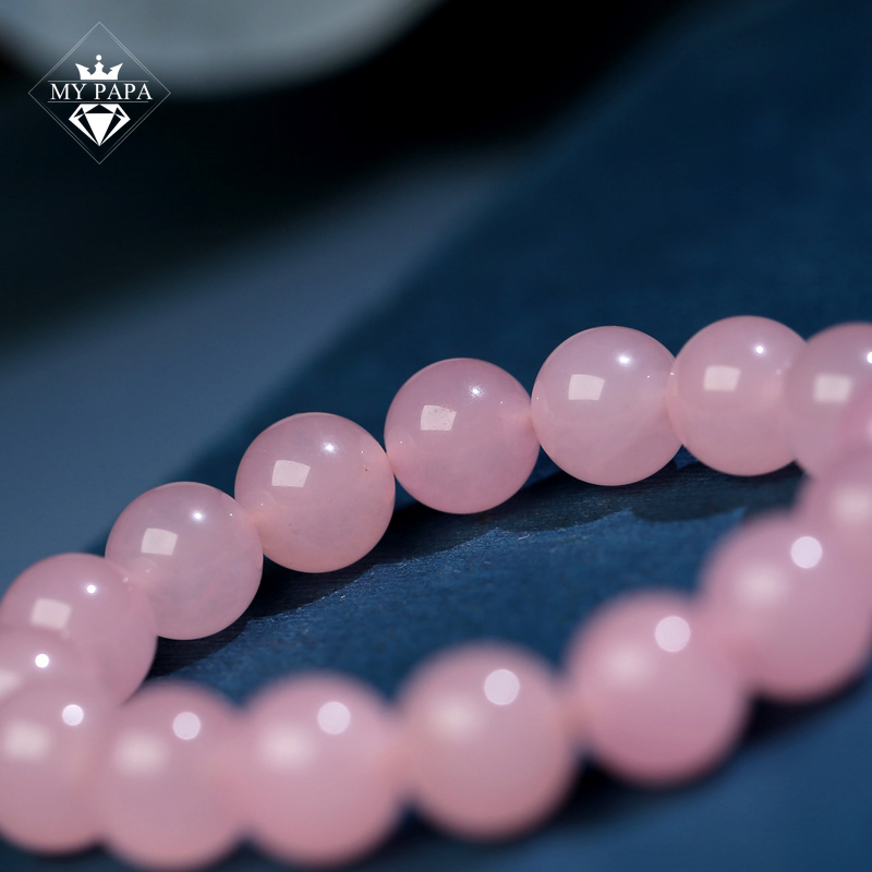 Vòng tay Chalcedony Hồng Brazil MYPAPA - ảnh 2