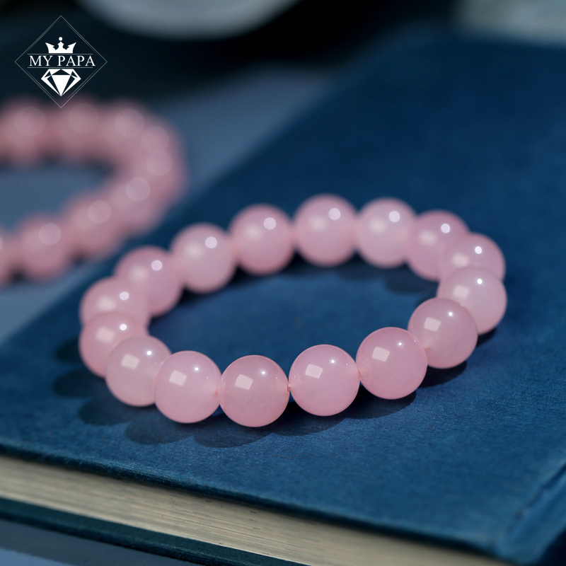 Vòng tay Chalcedony Hồng Brazil MYPAPA - ảnh 6