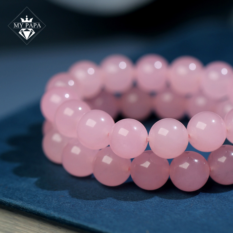 Vòng tay Chalcedony Hồng Brazil MYPAPA - ảnh 7