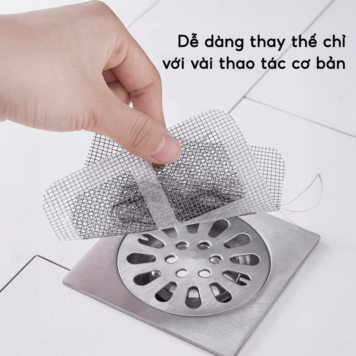 COMBO 50 Miếng Dán Lọc Rác Ngăn Mùi Cống Nước Nhà Tắm Bồn Rửa Chén Bát ...