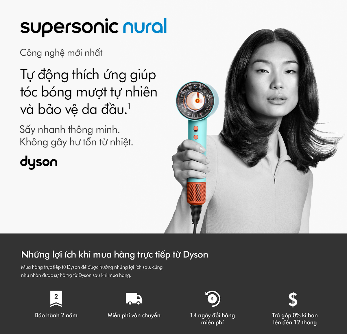Mô tả Máy sấy tóc Dyson Supersonic ™ HD16 Nural (Ceramic Patina Topaz) - 1