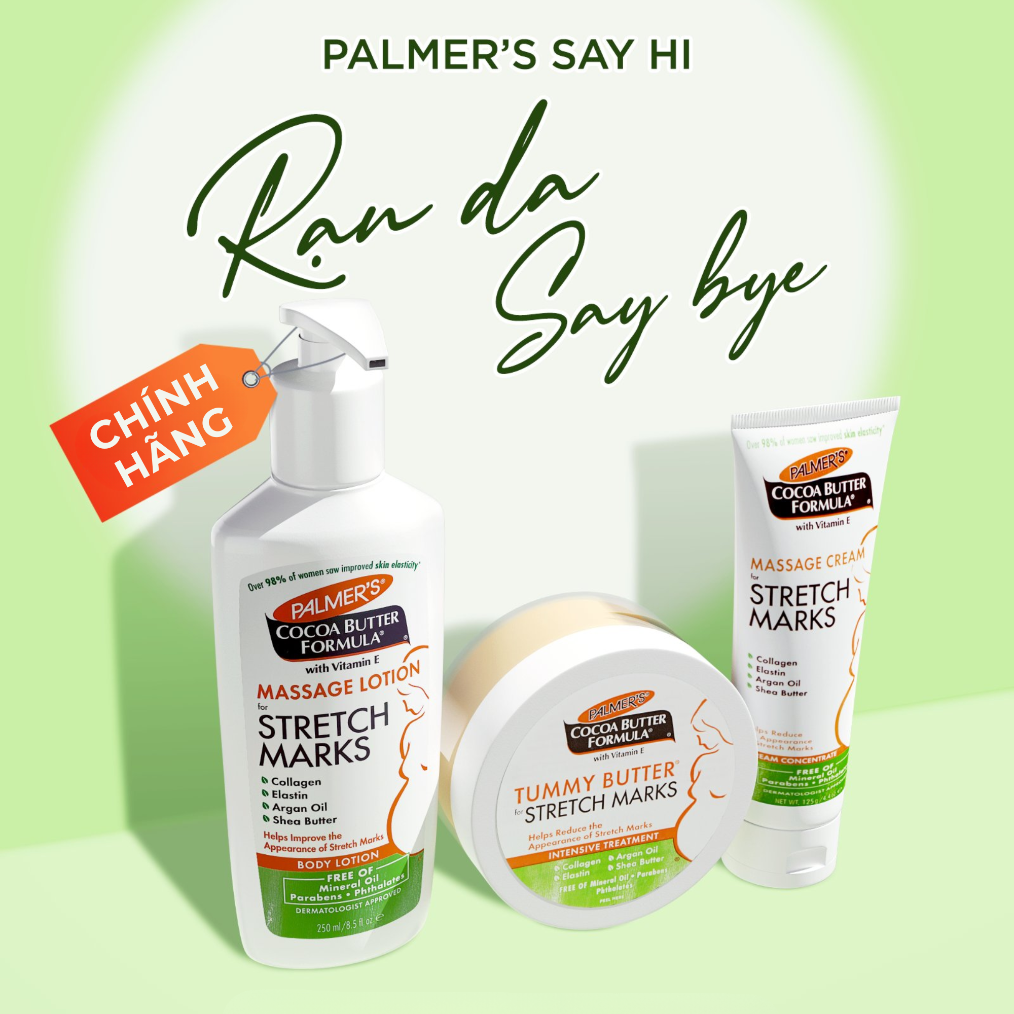 Mô tả Bơ dưỡng ẩm mờ rạn da cuối thai kỳ đến sau sinh Palmer's 125g - 1