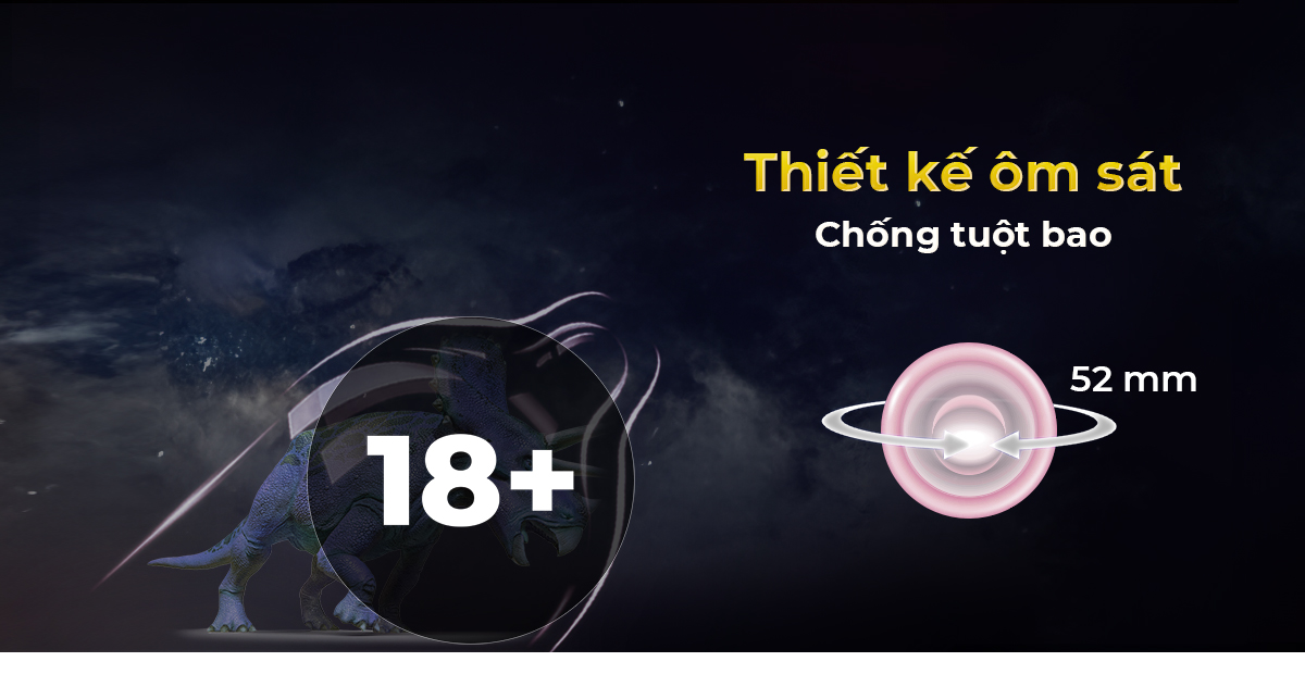 Bao cao su Shell Dino Trice - 1 bao gai, 2 hàng bi + 1 bao Shell ...