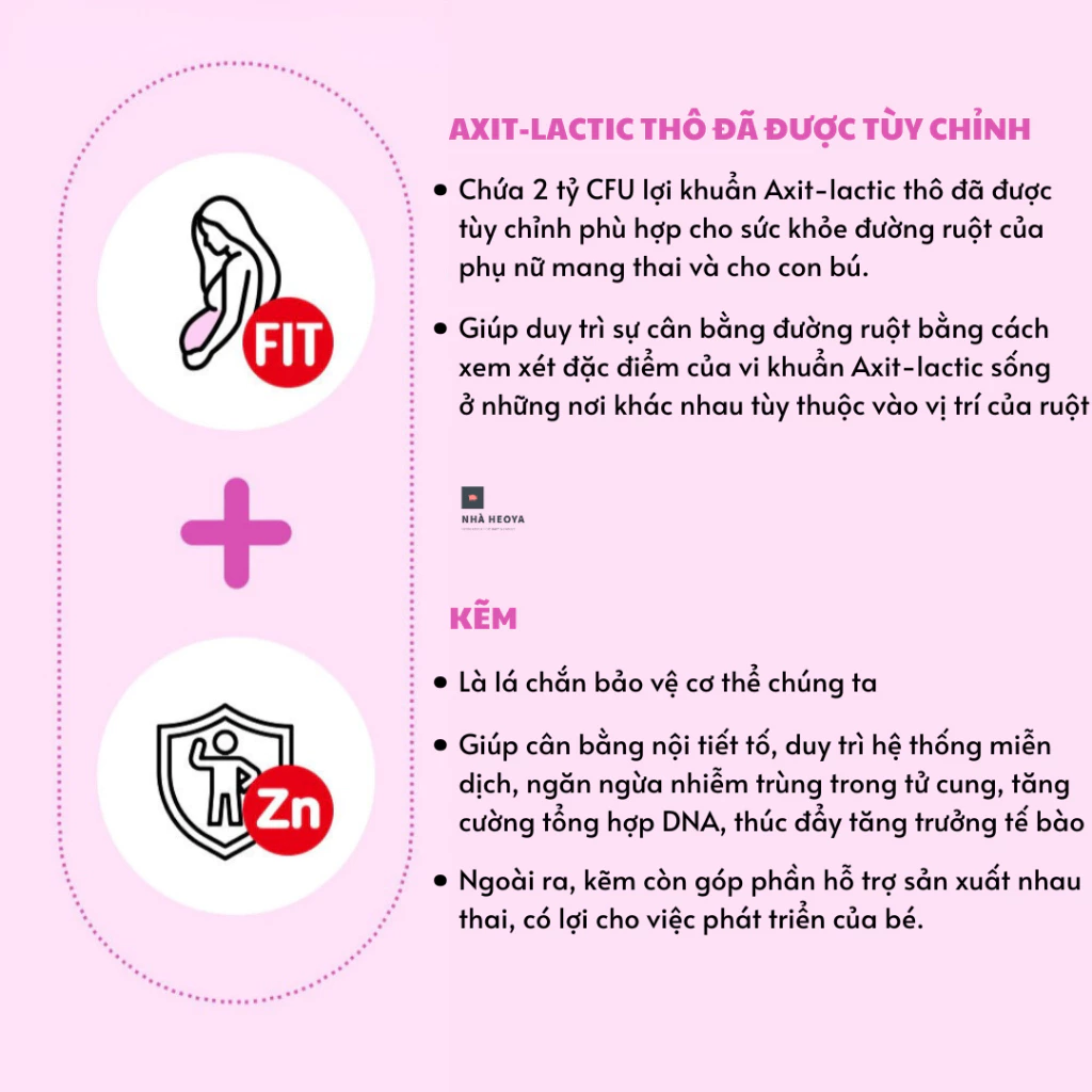 Mô tả Men vi sinh LACTO-FIT Moms Dành Cho Phụ Nữ Mang Thai Và Cho Con Bú (2g X 60 gói) - 4