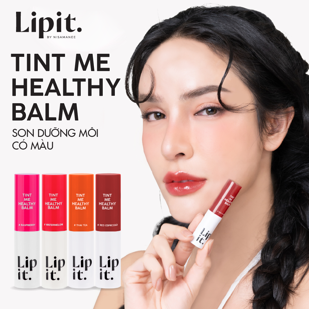 Mô tả Son Dưỡng Môi Có Màu Lip It Tint Me Healthy Balm Hạn Chế Môi Khô, Làm Đều Màu Môi 3g - 1