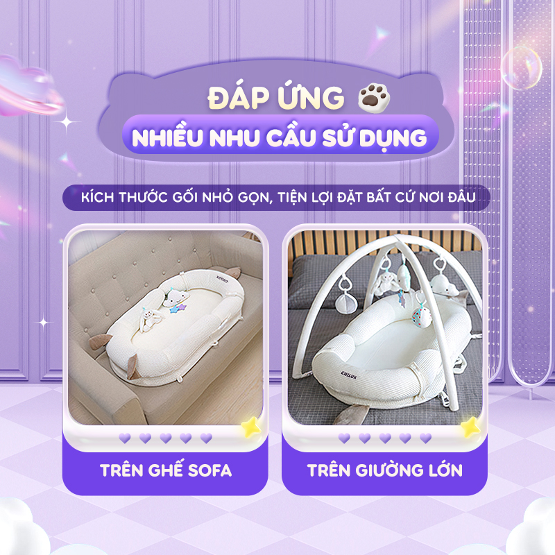 Đệm Chilux màu trắng