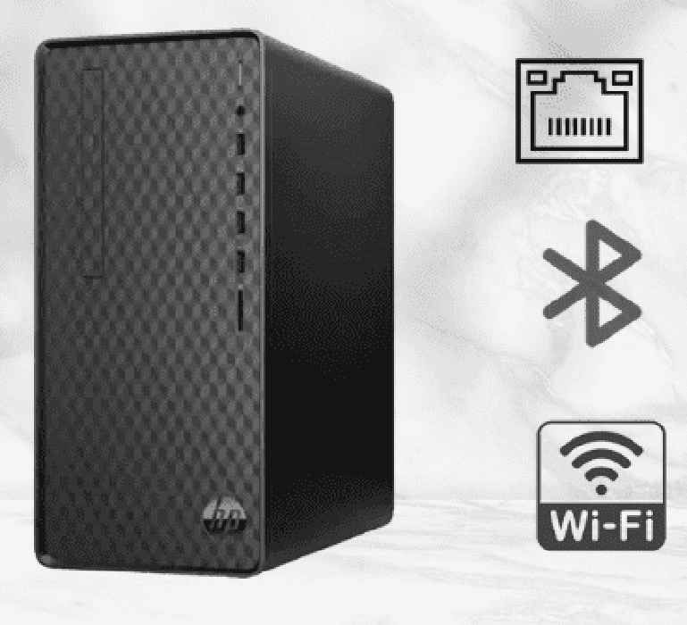 Mô tả Máy tính để bàn HP M01-F2029D 77B55PA (Core i3-12100/ 8GB RAM/ 256GB SSD/ Wifi/ Bluetooth - 5
