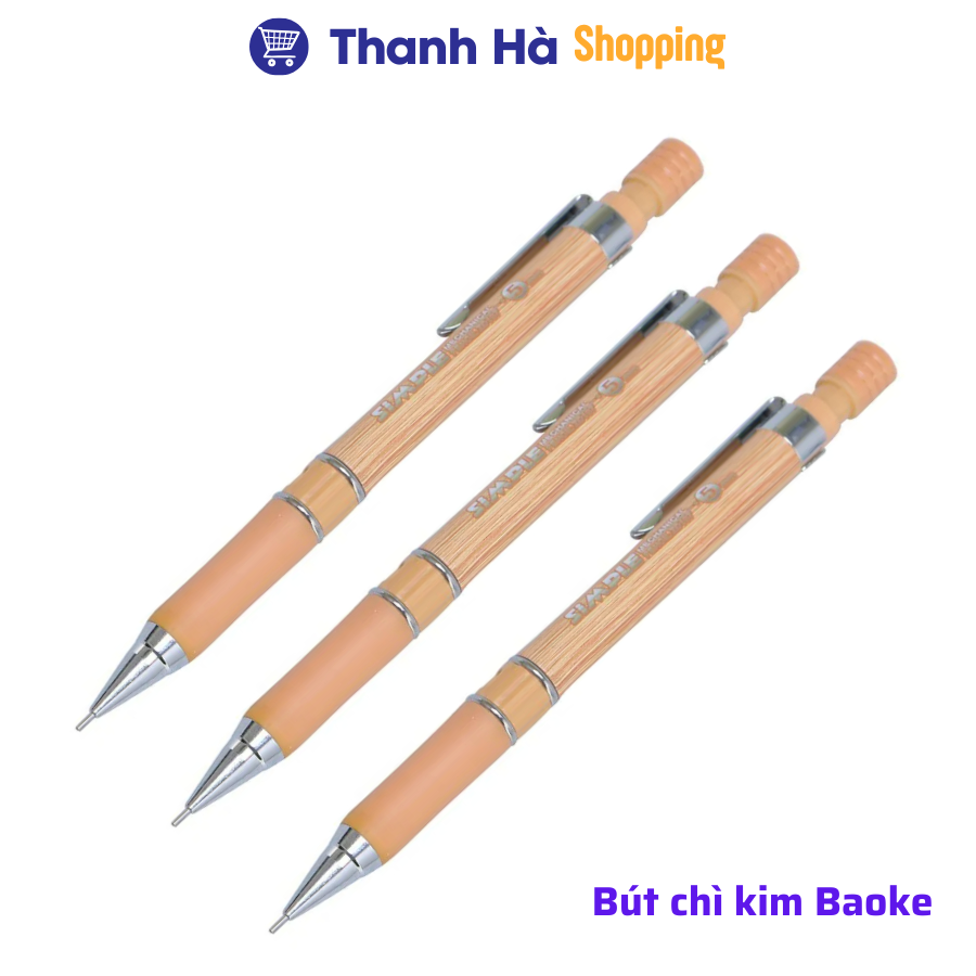Mô tả Bút chì kim Baoke ZD107 0.5mm - ZD105 0.7mm, bút viết chì kim bấm cơ khí 2B - 2