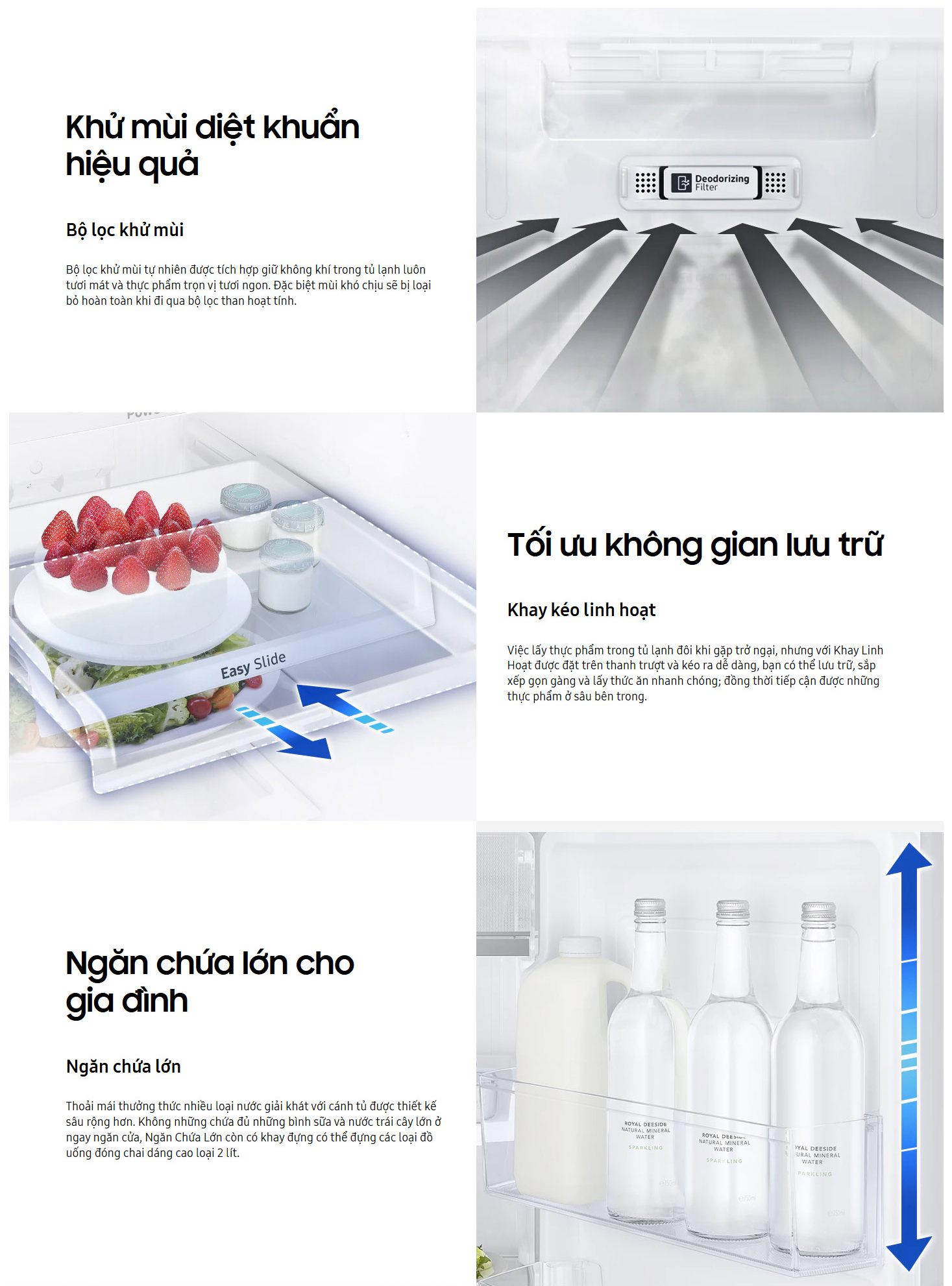 Mô tả Tủ Lạnh Samsung Ngăn Đông Trên với Digital Inverter 243L màu Đen RT22M4032BU/SV - 2