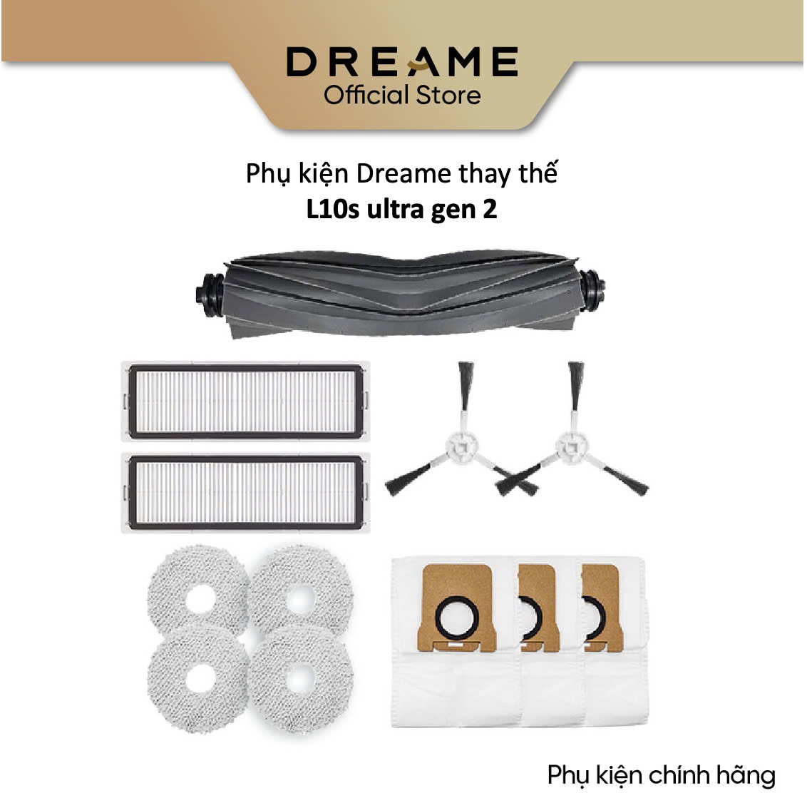 Mô tả Phụ kiện Dreame thay thế L10s Ultra Gen 2 - phụ kiện chính hãng - 1