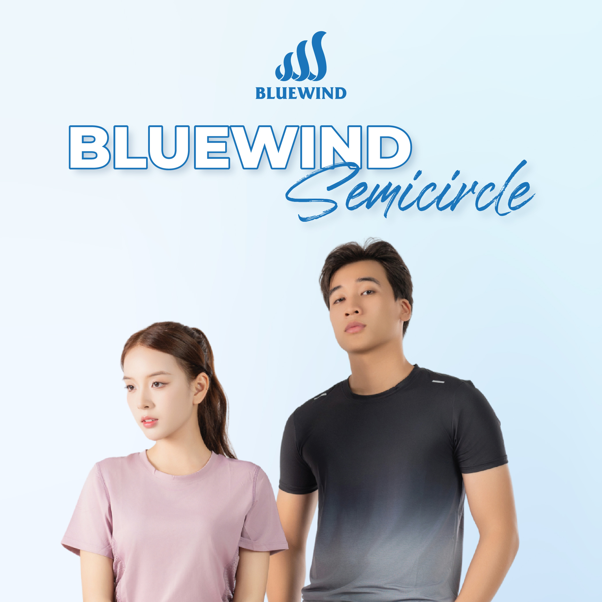Giày BLUEWIND Semicircle màu Trắng Hồng