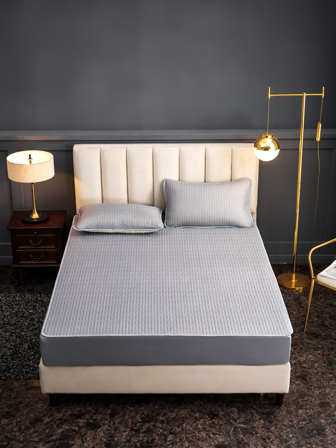 Mô tả Chiếu điều hoà Goni vải lụa lõi cao su làm mát tự nhiên kèm vỏ gối 1m x 2m, 1m2 x 2m, 1m4 x 2m, 1m6, 1m8 x 2m, 2m2 x 2m - 1