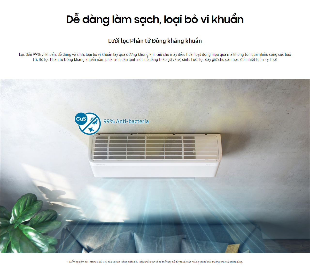Mô tả Điều hòa Samsung WindFree Wifi Inverter 12,000 BTU/h 1.5 HP F-AR13CYFAA - 7