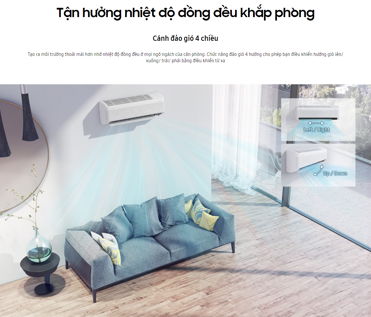 Mô tả Điều hòa Samsung WindFree Wifi Inverter 12,000 BTU/h 1.5 HP F-AR13CYFAA - 9