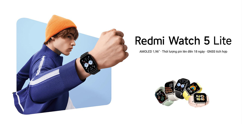 Đồng Hồ Thông Minh Redmi Watch 5 Lite Light Gold